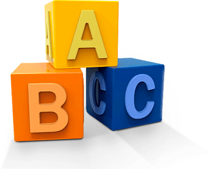 Иконка кубики ABC