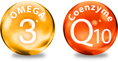 Иконки Omega 3 и Coenzyme Q10